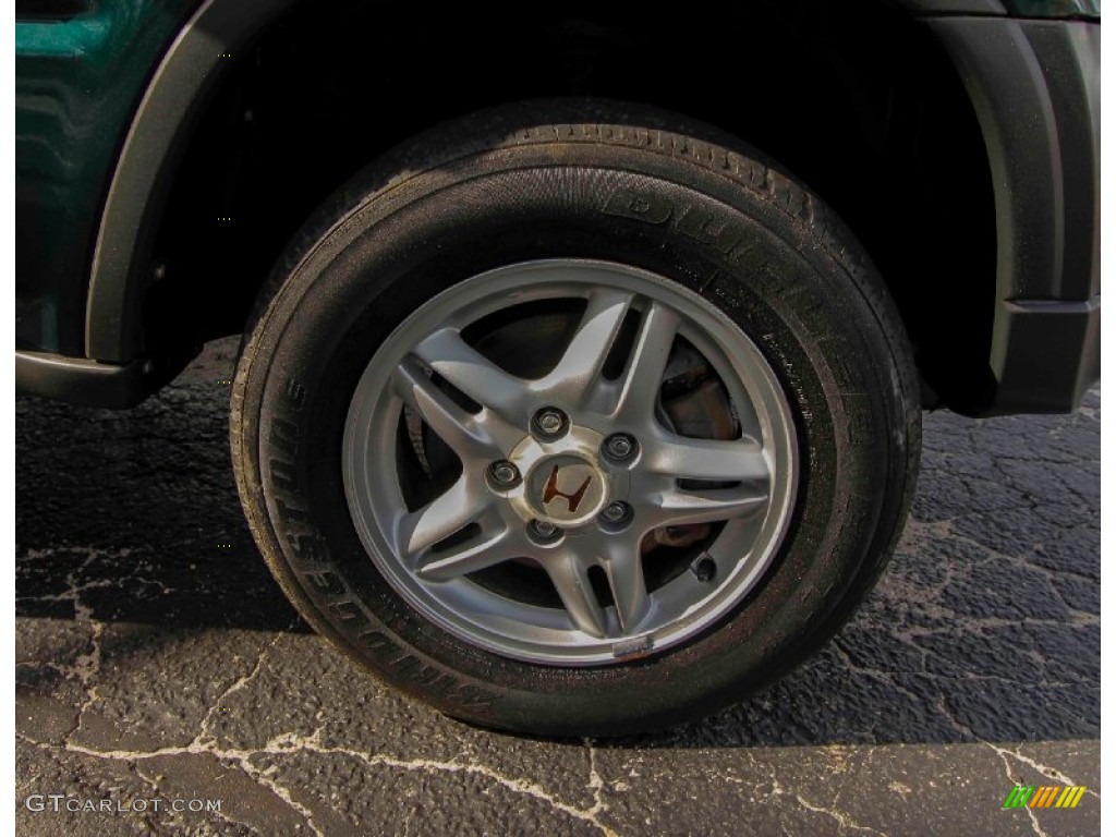 2001 CR-V EX 4WD - Clover Green Pearl / Dark Gray photo #9