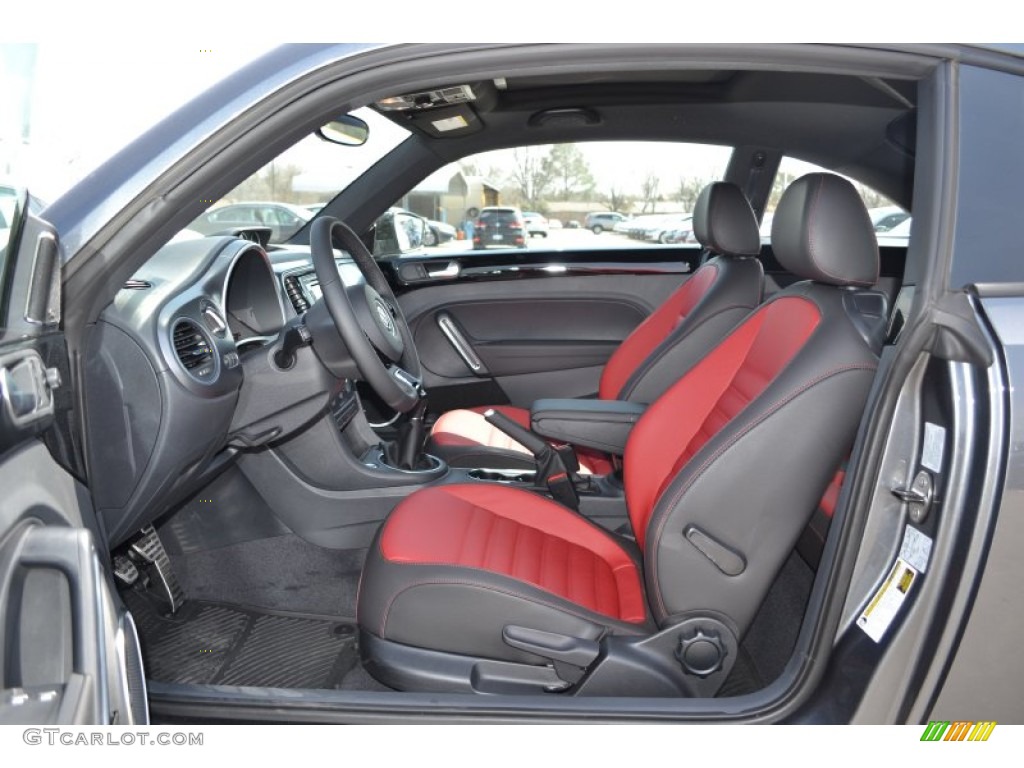 Red/Black Interior 2014 Volkswagen Beetle R-Line Photo #91775852