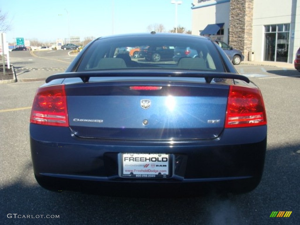 2006 Charger SXT - Midnight Blue Pearl / Dark Slate Gray/Light Graystone photo #5