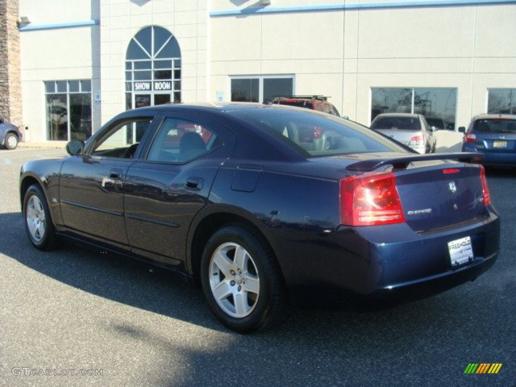 2006 Charger SXT - Midnight Blue Pearl / Dark Slate Gray/Light Graystone photo #7