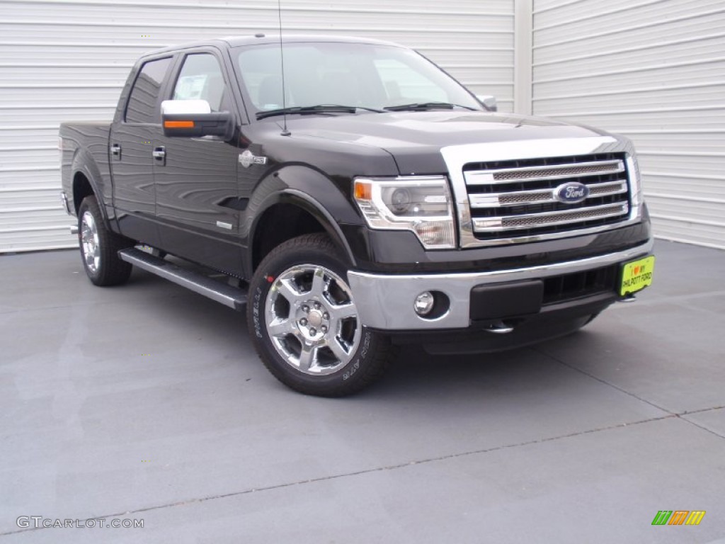 2014 F150 King Ranch SuperCrew 4x4 - Tuxedo Black / King Ranch Chaparral/Black photo #1