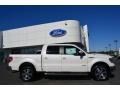 2014 White Platinum Ford F150 Lariat SuperCrew 4x4  photo #2