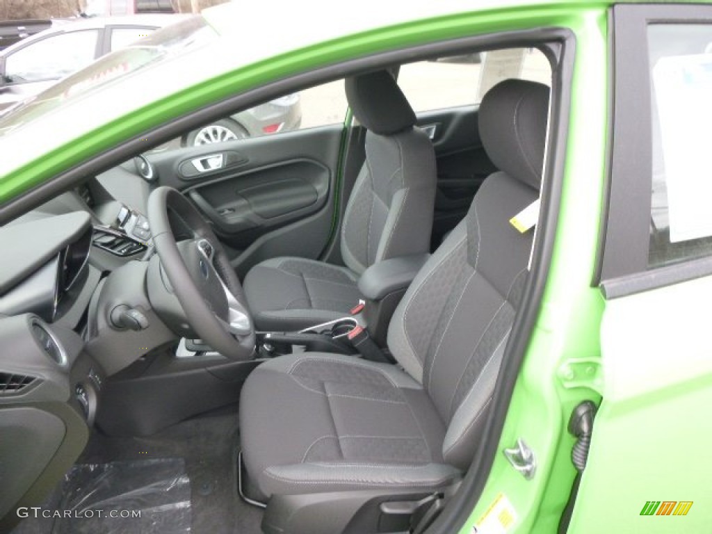 2014 Fiesta SE Hatchback - Green Envy / Charcoal Black photo #10