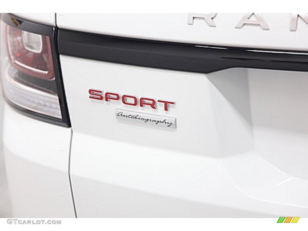 2014 Range Rover Sport Autobiography - Fuji White / Ebony/Pimento Autobiography Two Tone photo #6