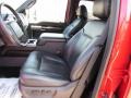 Vermillion Red - F250 Super Duty Lariat Crew Cab 4x4 Photo No. 41