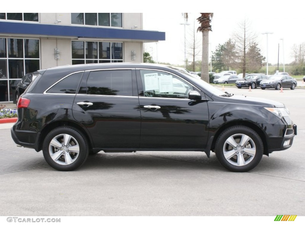 Crystal Black Pearl 2012 Acura MDX SH-AWD Technology Exterior Photo #91782968