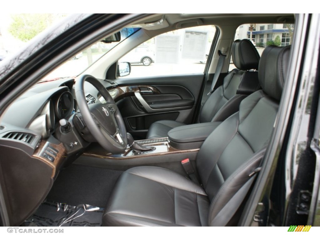 Ebony Interior 2012 Acura MDX SH-AWD Technology Photo #91783103