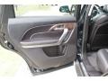 Ebony 2012 Acura MDX SH-AWD Technology Door Panel