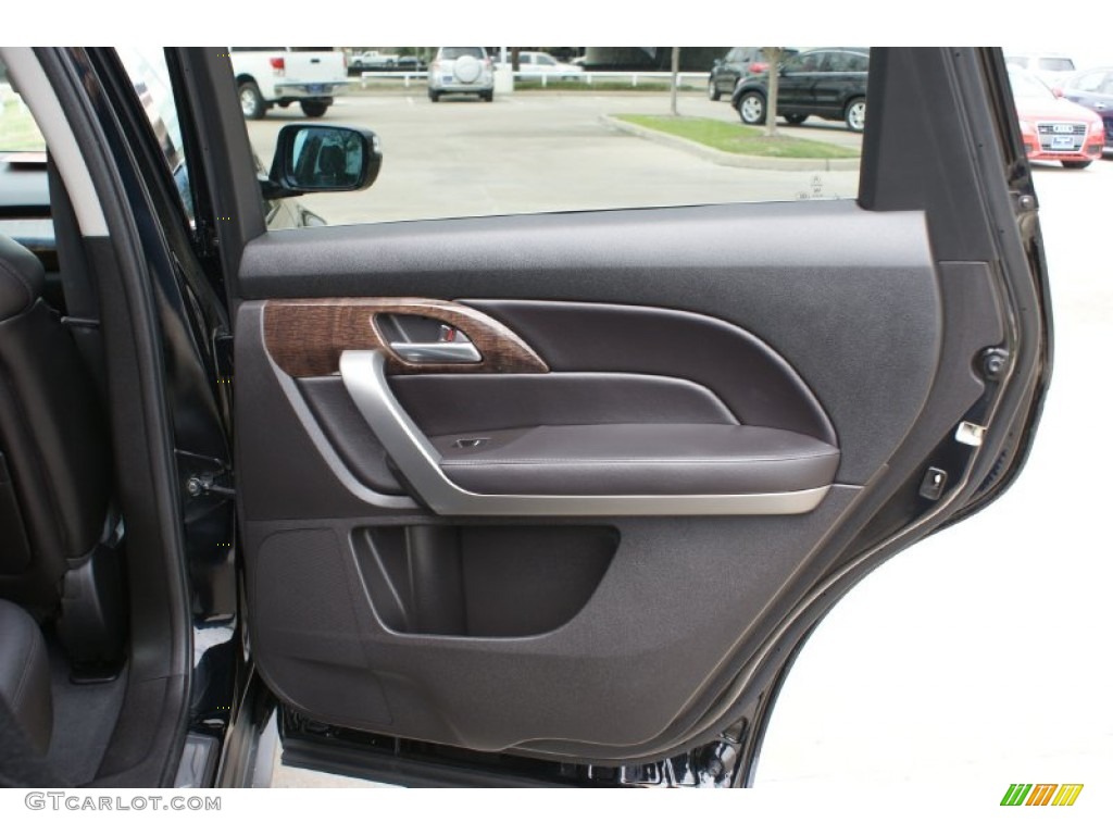 2012 Acura MDX SH-AWD Technology Ebony Door Panel Photo #91783217