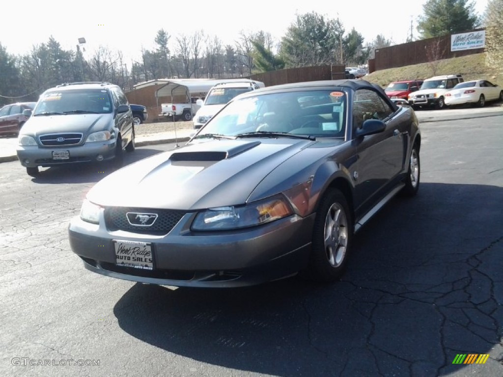 2004 Mustang V6 Convertible - Dark Shadow Grey Metallic / Medium Graphite photo #7