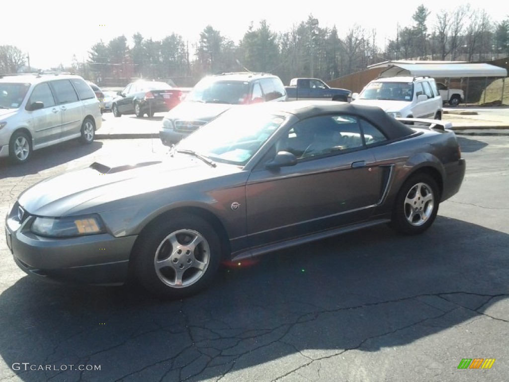 2004 Mustang V6 Convertible - Dark Shadow Grey Metallic / Medium Graphite photo #9