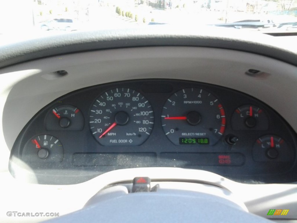 2004 Ford Mustang V6 Convertible Gauges Photo #91783743