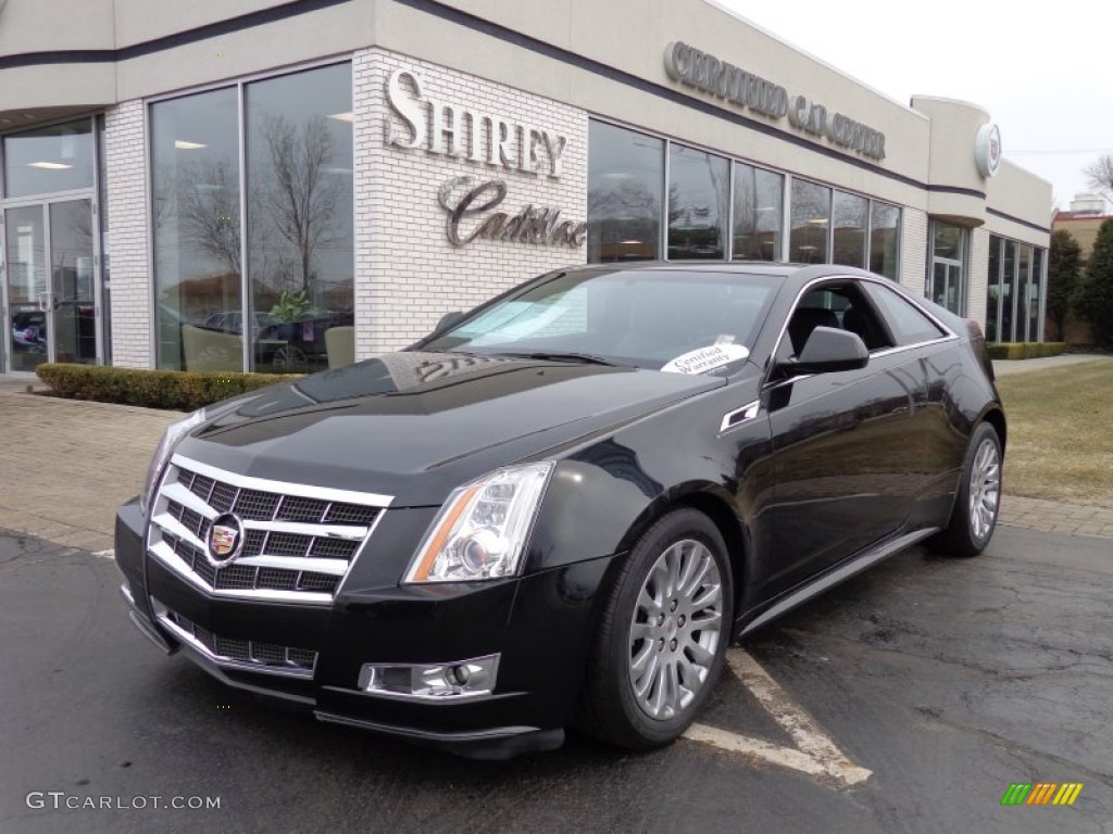 2011 CTS 4 AWD Coupe - Black Ice Metallic / Ebony photo #1