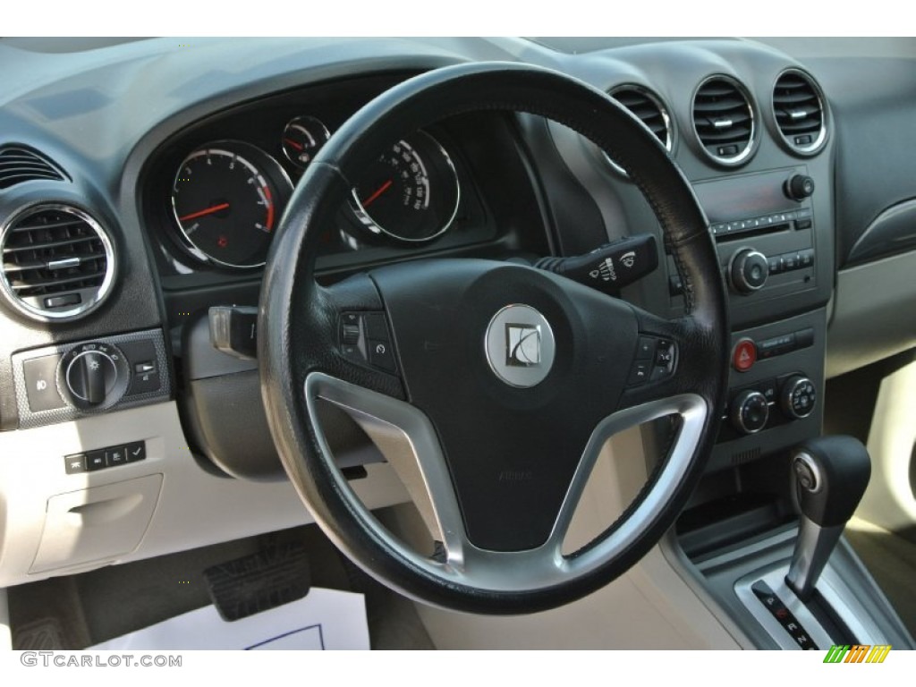 2009 Saturn VUE XR V6 Gray Steering Wheel Photo #91786038