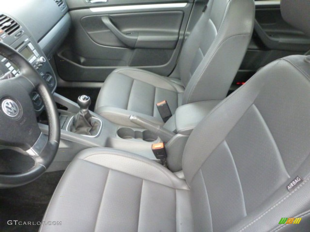 Anthracite Interior 2009 Volkswagen Jetta SE SportWagen Photo #91787363