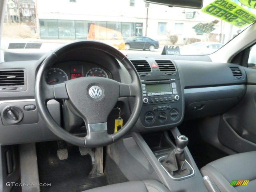 Anthracite Interior 2009 Volkswagen Jetta SE SportWagen Photo #91787399