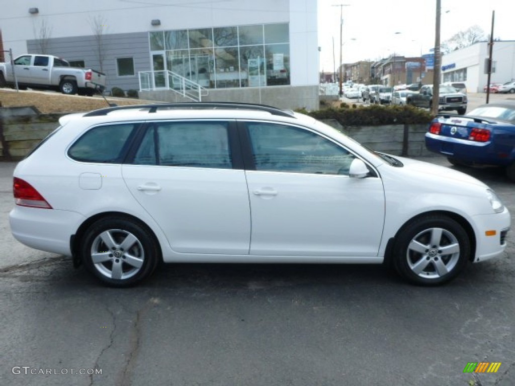 Candy White 2009 Volkswagen Jetta SE SportWagen Exterior Photo #91787537