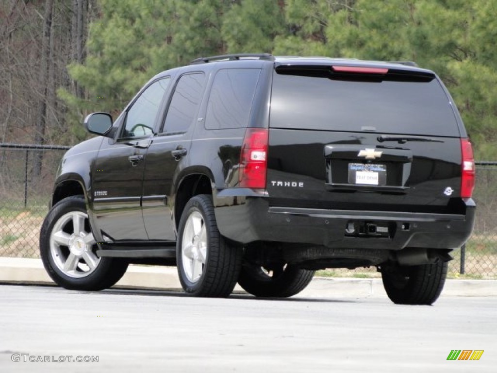 2007 Tahoe LT - Black / Light Cashmere/Ebony photo #4