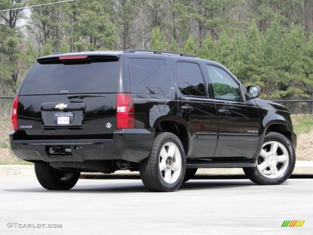 2007 Tahoe LT - Black / Light Cashmere/Ebony photo #5