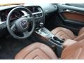 Cinnamon Brown Interior Photo for 2011 Audi A5 #91788647