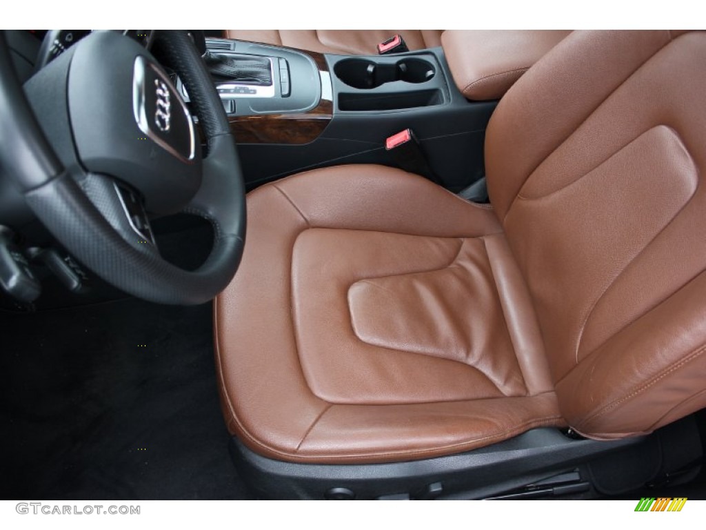 Cinnamon Brown Interior 2011 Audi A5 2.0T quattro Coupe Photo #91788665