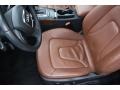 2011 Audi A5 Cinnamon Brown Interior Front Seat Photo