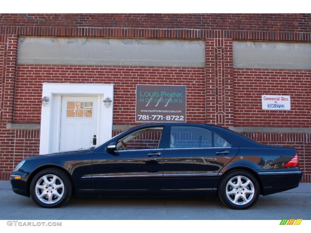 2006 S 500 4Matic Sedan - Midnight Blue / Stone photo #1