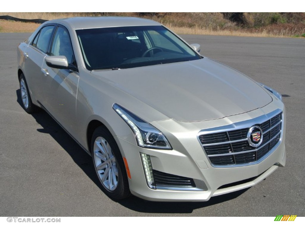 2014 CTS Sedan - Silver Coast Metallic / Ebony/Ebony photo #1