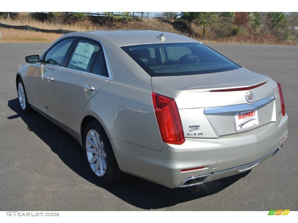 2014 CTS Sedan - Silver Coast Metallic / Ebony/Ebony photo #4