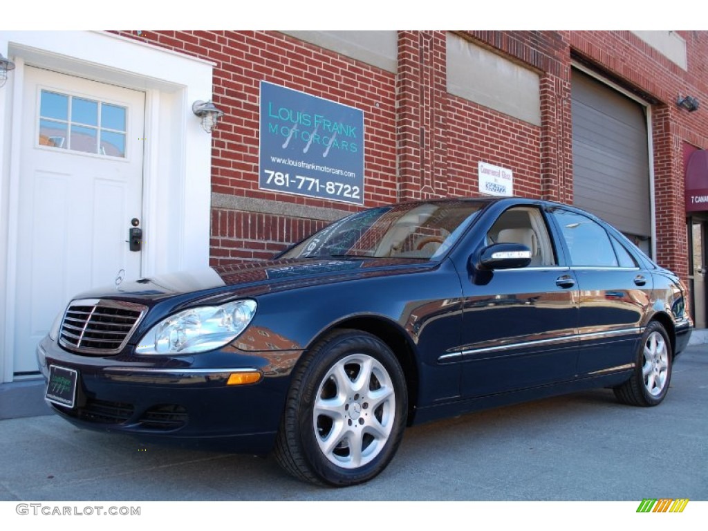 2006 S 500 4Matic Sedan - Midnight Blue / Stone photo #9