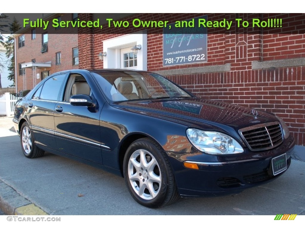 2006 S 500 4Matic Sedan - Midnight Blue / Stone photo #10