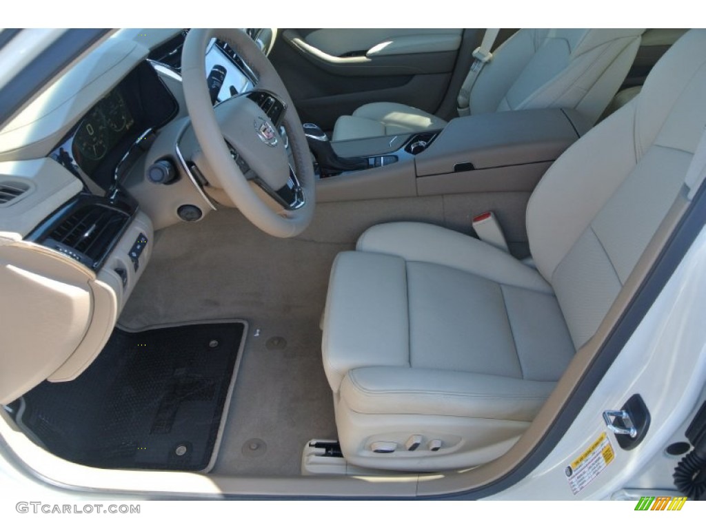 Light Cashmere/Medium Cashmere Interior 2014 Cadillac CTS Premium Sedan Photo #91791164