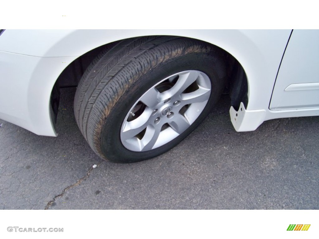 2007 Altima 2.5 S - Winter Frost Pearl / Blond photo #10