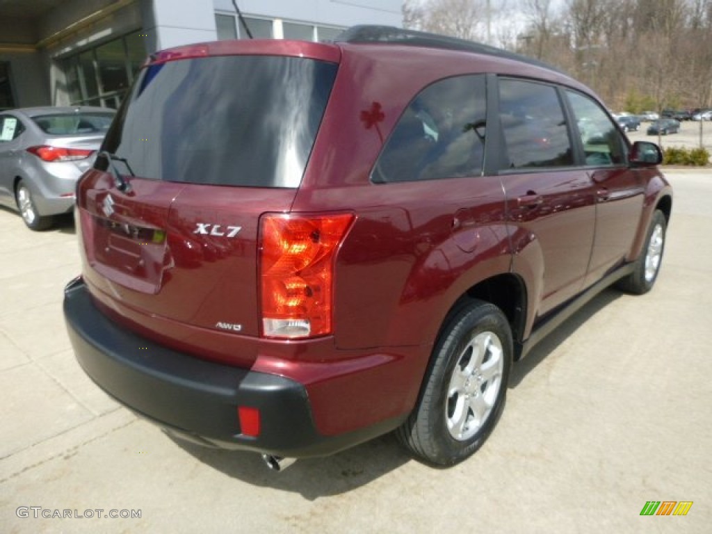 2008 XL7 AWD - Cranberry Red Metallic / Beige photo #2