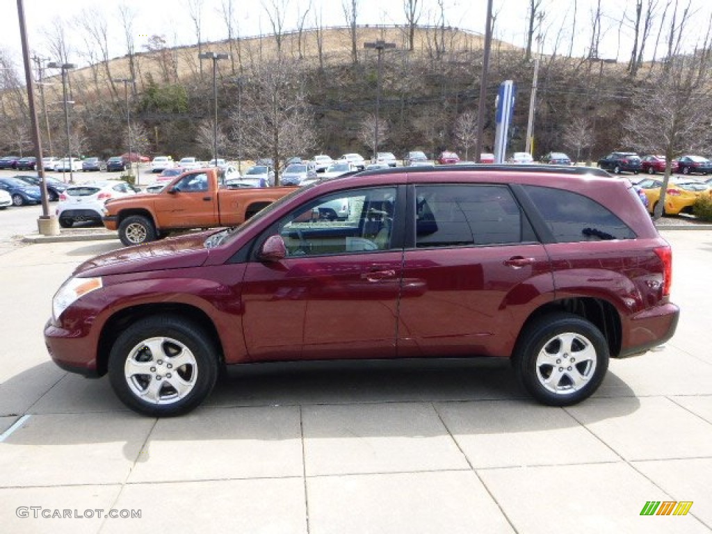 2008 XL7 AWD - Cranberry Red Metallic / Beige photo #5