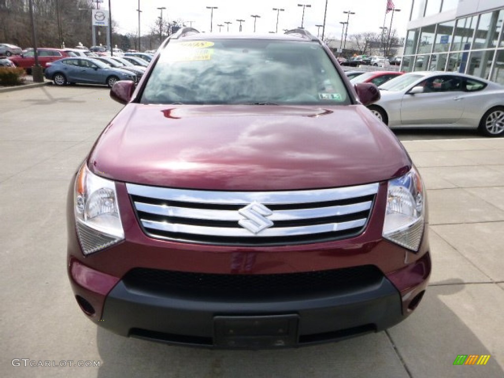 2008 XL7 AWD - Cranberry Red Metallic / Beige photo #7