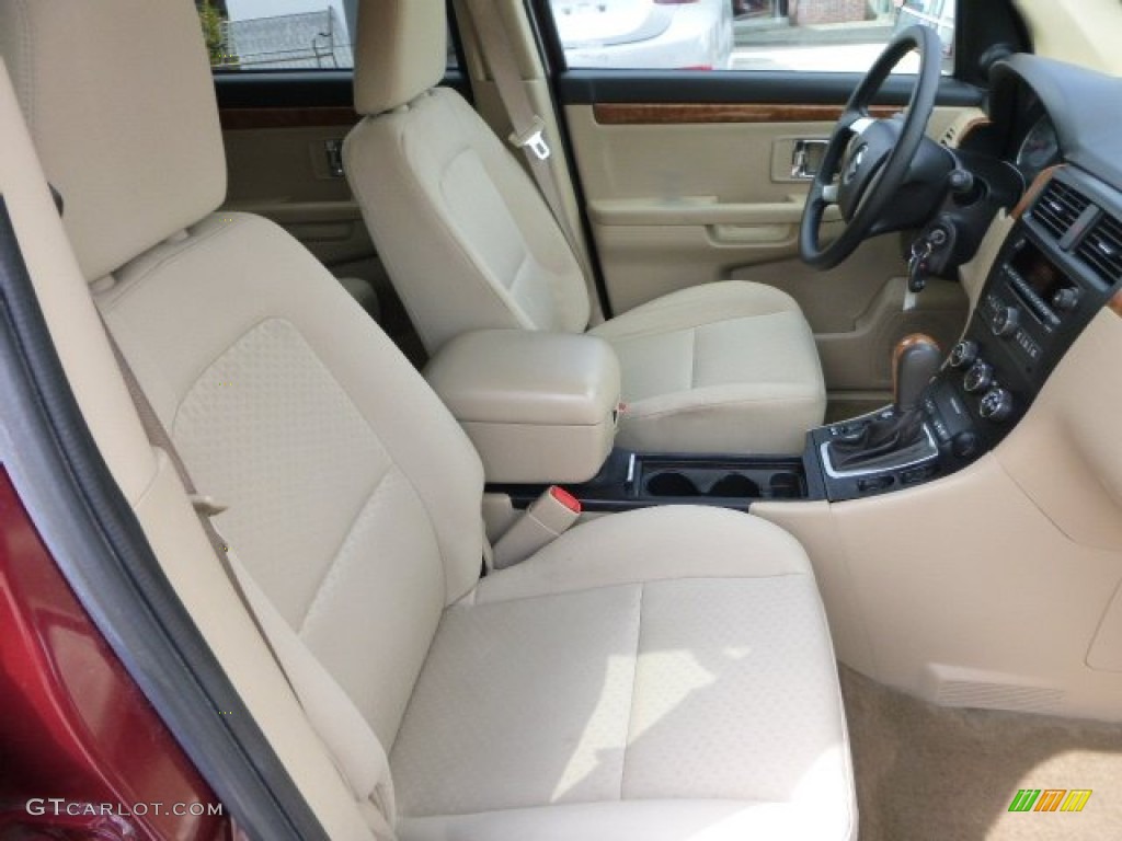 2008 XL7 AWD - Cranberry Red Metallic / Beige photo #10