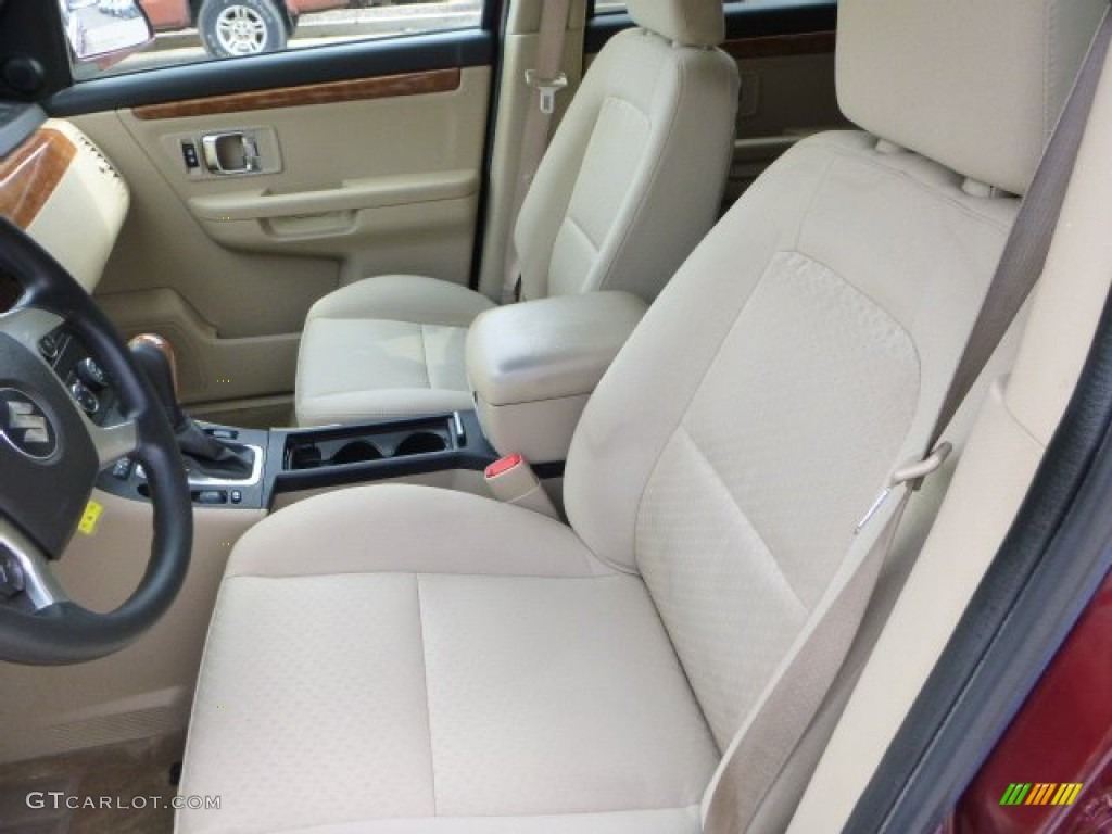 2008 XL7 AWD - Cranberry Red Metallic / Beige photo #15