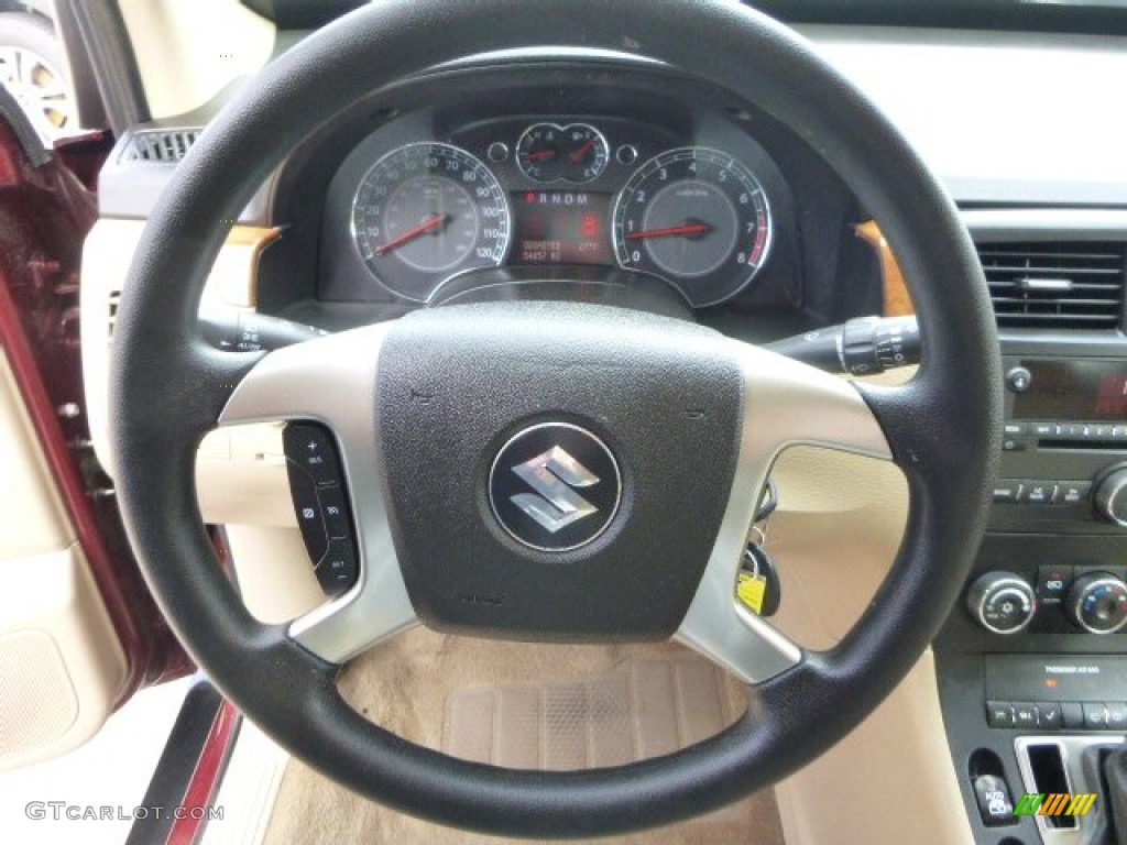 2008 XL7 AWD - Cranberry Red Metallic / Beige photo #22
