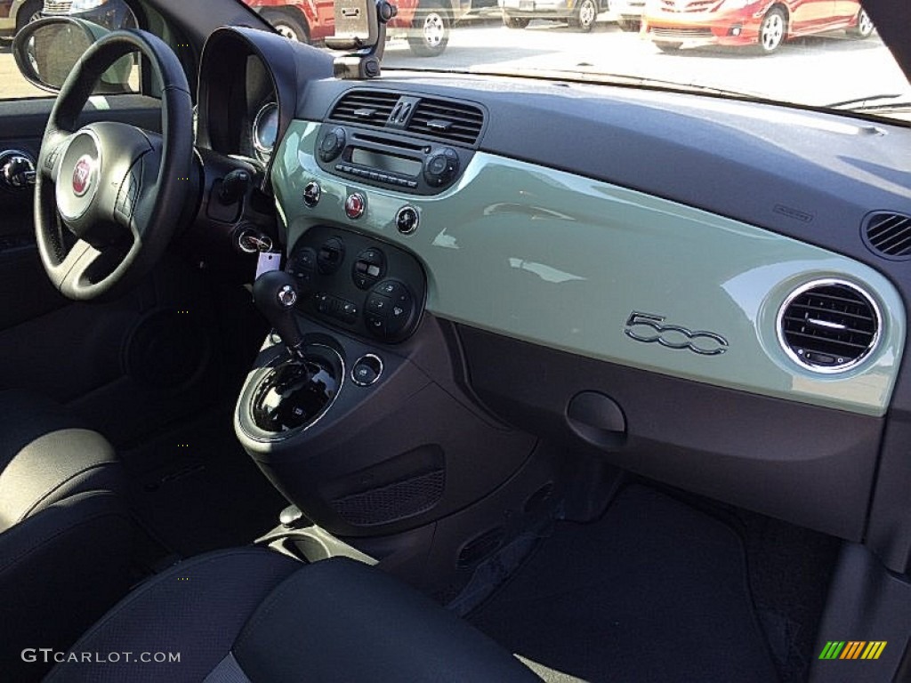 2012 500 Sport - Verde Chiaro (Light Green) / Sport Tessuto Nero/Nero (Black/Black) photo #6