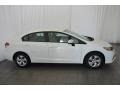 White Orchid Pearl - Civic LX Sedan Photo No. 5