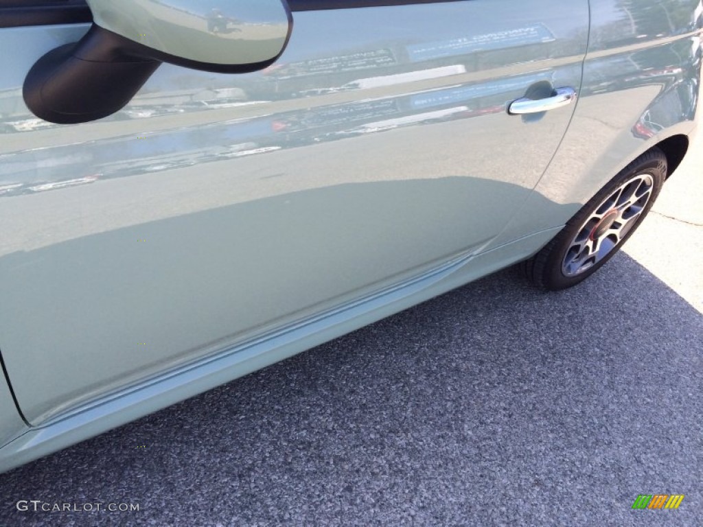2012 500 Sport - Verde Chiaro (Light Green) / Sport Tessuto Nero/Nero (Black/Black) photo #10