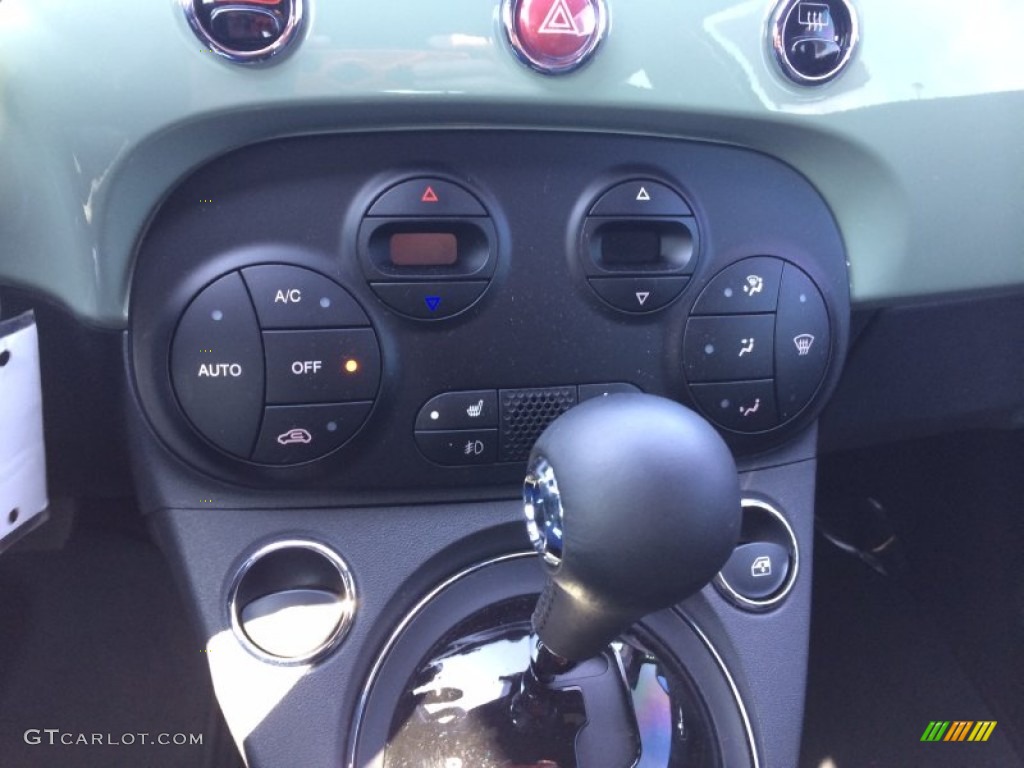 2012 500 Sport - Verde Chiaro (Light Green) / Sport Tessuto Nero/Nero (Black/Black) photo #15