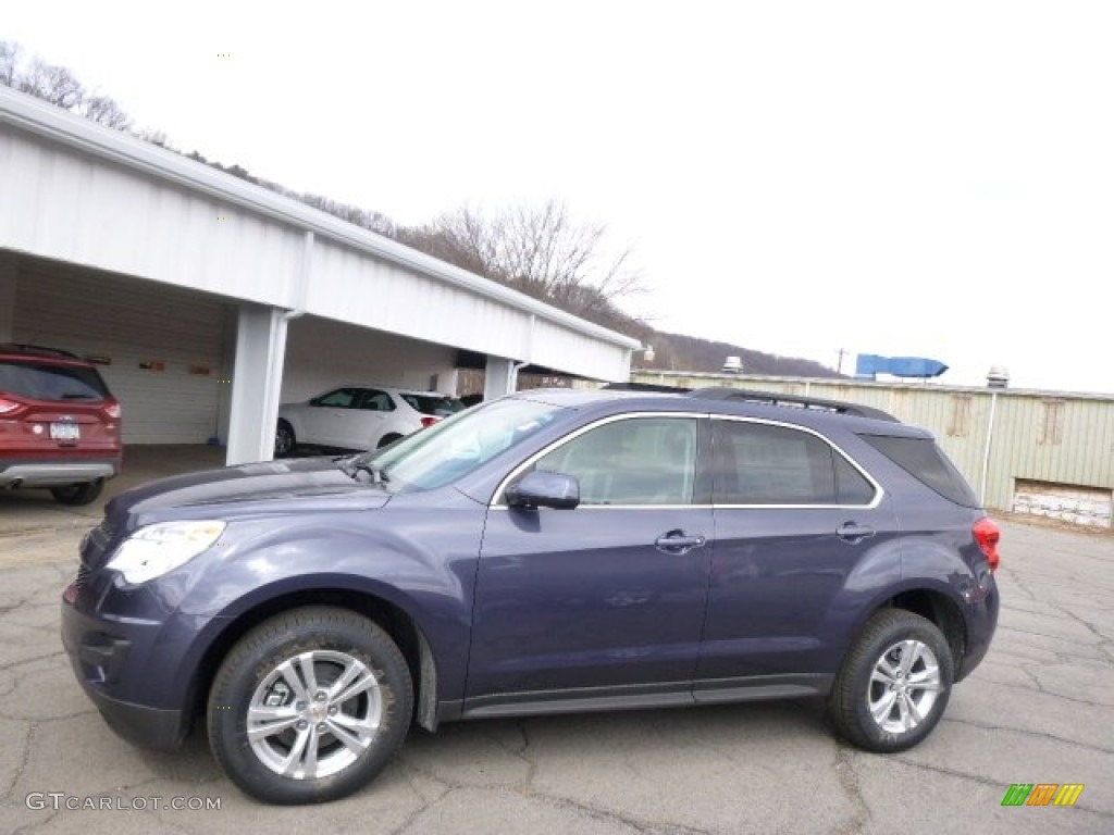 2014 Equinox LT AWD - Atlantis Blue Metallic / Light Titanium/Jet Black photo #5