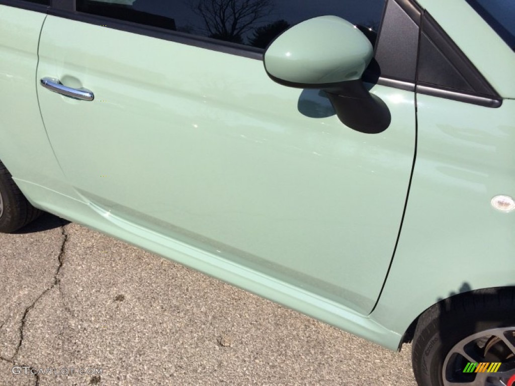 2012 500 Sport - Verde Chiaro (Light Green) / Sport Tessuto Nero/Nero (Black/Black) photo #27