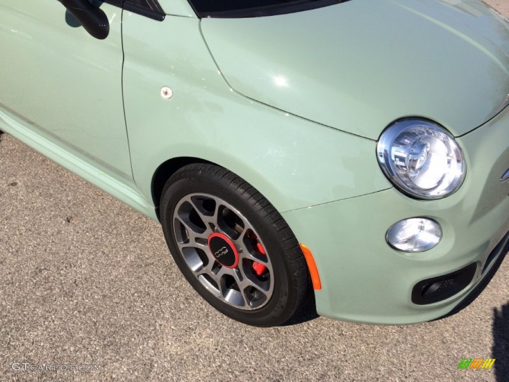 2012 500 Sport - Verde Chiaro (Light Green) / Sport Tessuto Nero/Nero (Black/Black) photo #28