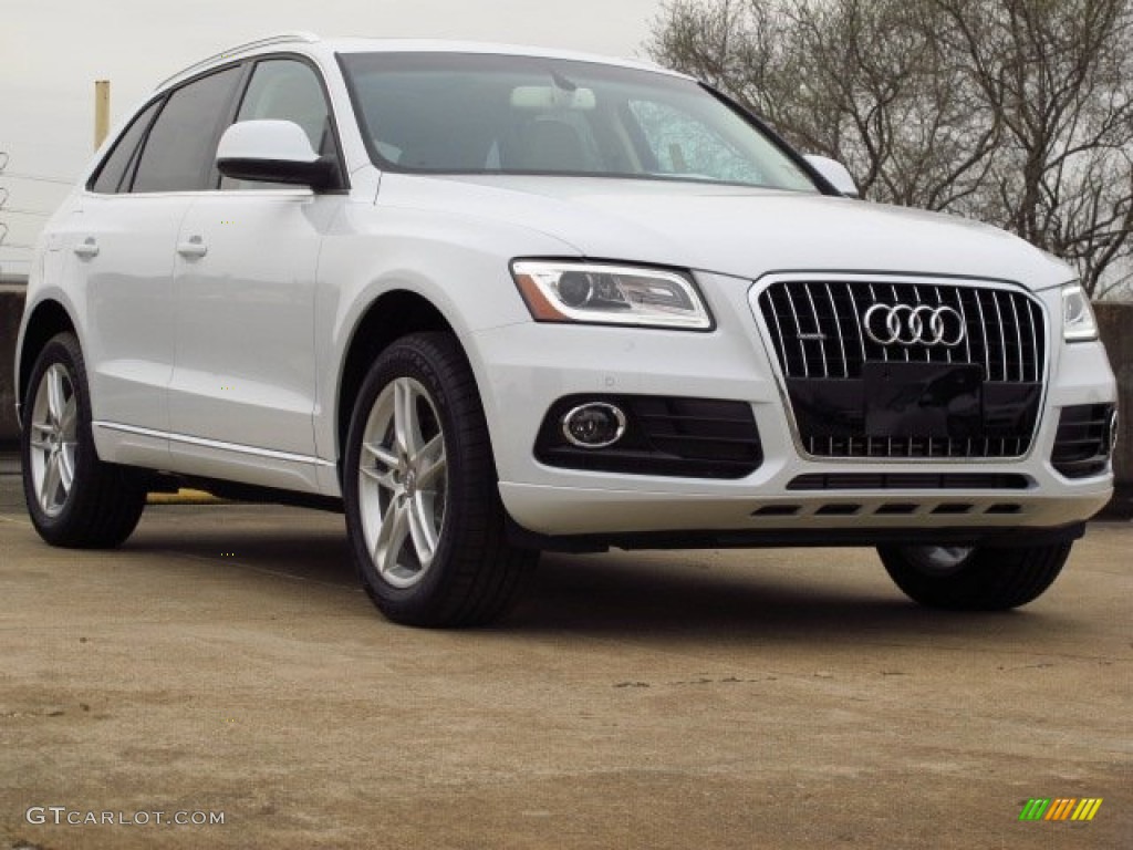 2014 Q5 3.0 TDI quattro - Glacier White Metallic / Pistachio Beige photo #1