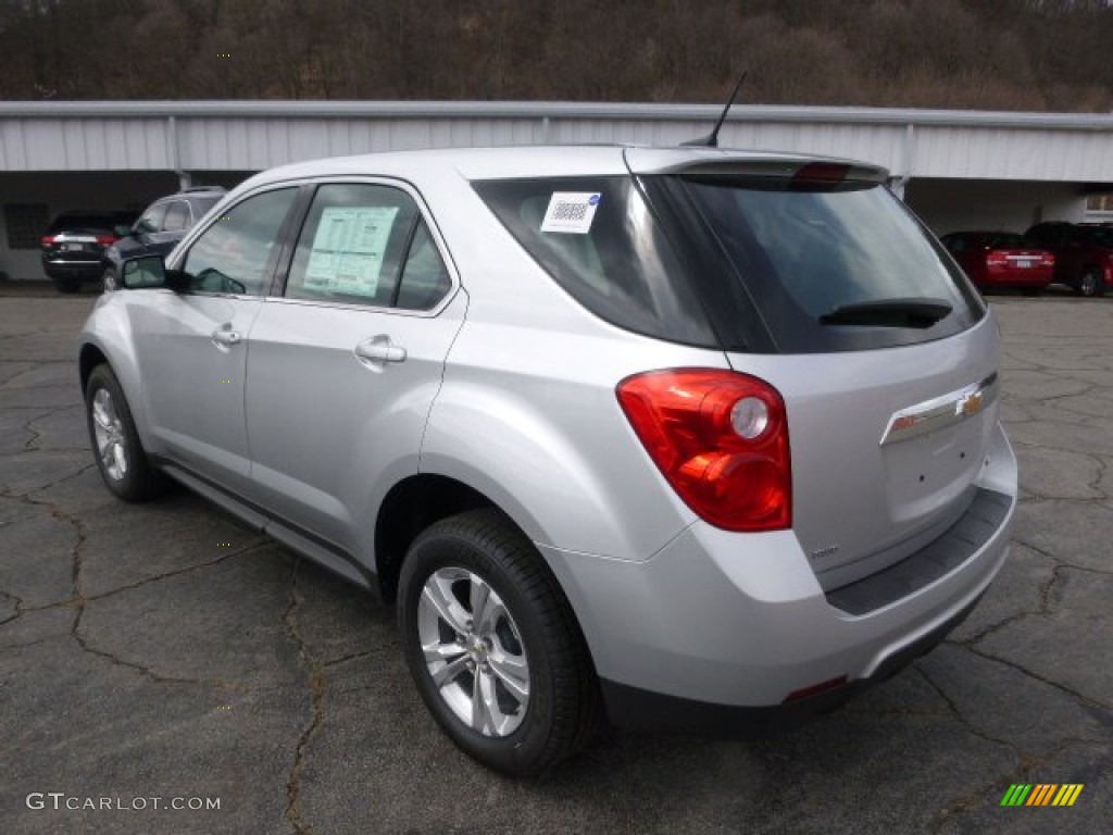 2014 Equinox LS AWD - Silver Ice Metallic / Jet Black photo #6