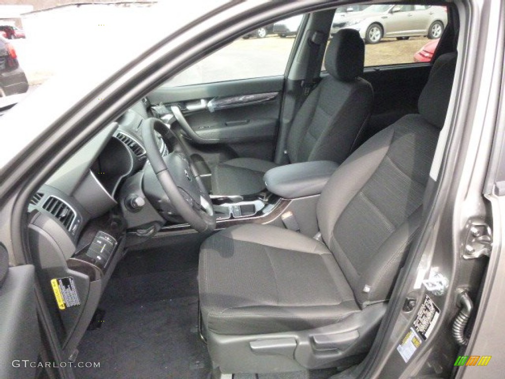 Black Interior 2015 Kia Sorento LX AWD Photo #91796183