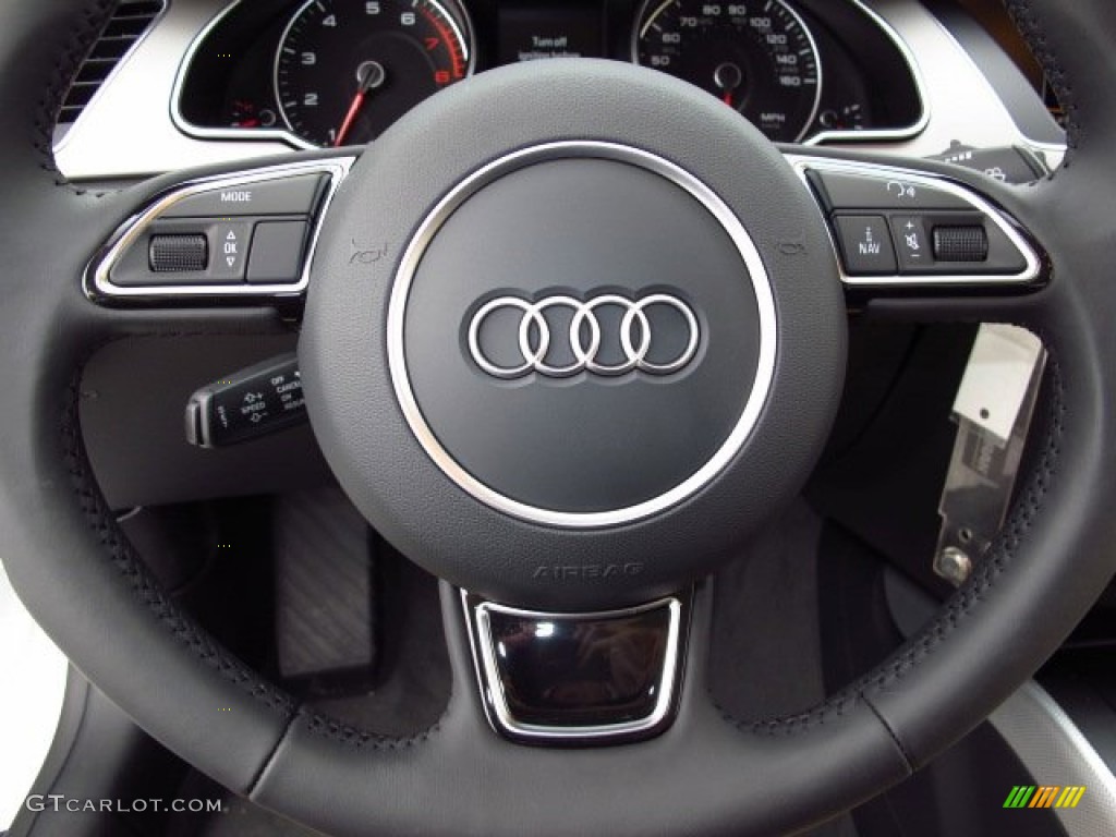 2014 A5 2.0T quattro Coupe - Ibis White / Velvet Beige photo #16